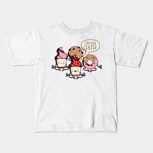 Yoga | Donuts | Cup Cakes Kids T-Shirt